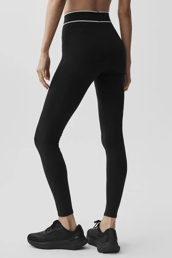 Alo Softsculpt High-Waist Amp It Up Taytlar - Siyah
