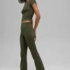 Alo Softsculpt High-Waist Bootcut Tayt - Zeytin Yeşili
