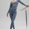 Alo Softsculpt High-Waist Tayt - Bluestone