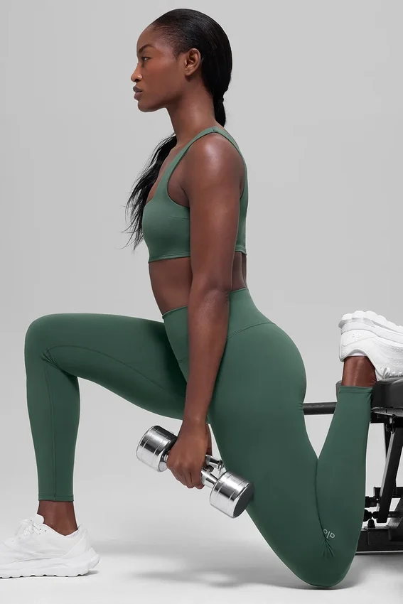 Alo Softsculpt High-Waist Tayt - Clover Green