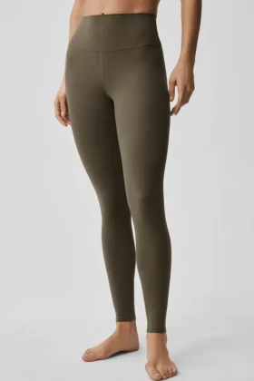 Alo Softsculpt High-Waist Tayt - Olive Tree