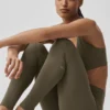Alo Softsculpt High-Waist Tayt - Olive Tree
