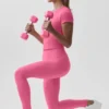 Alo Softsculpt High-Waist Tayt - Paradise Pink