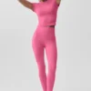Alo Softsculpt High-Waist Tayt - Paradise Pink