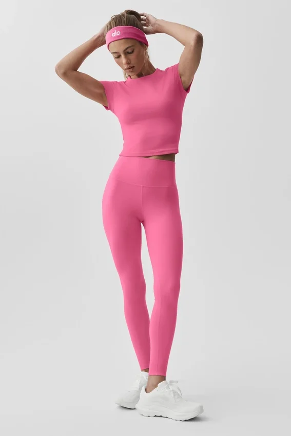 Alo Softsculpt High-Waist Tayt - Paradise Pink