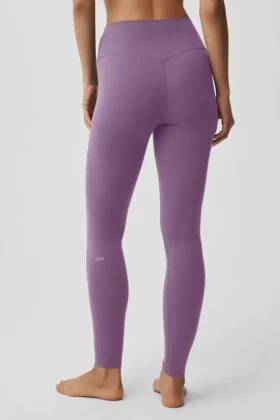 Alo Softsculpt High-Waist Tayt – Plum Kiss