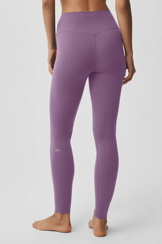 Alo Softsculpt High-Waist Tayt - Plum Kiss