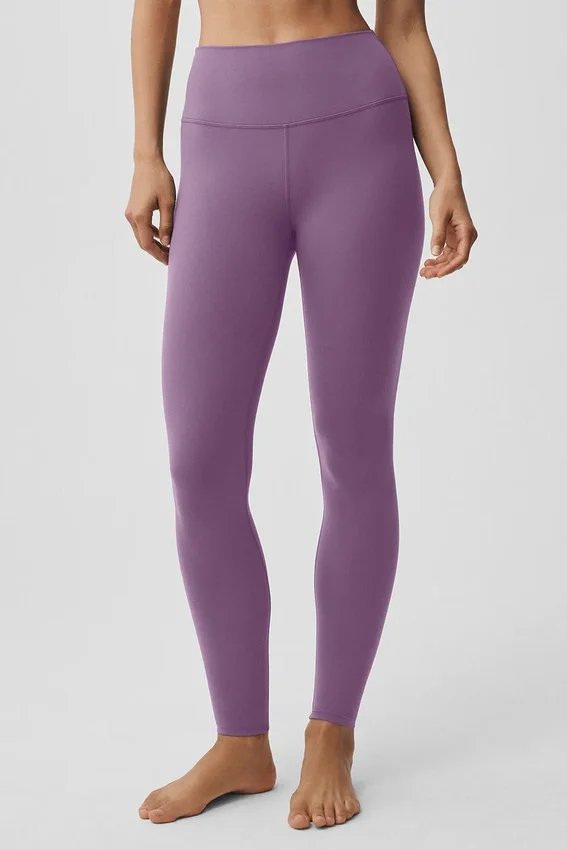 Alo Softsculpt High-Waist Tayt - Plum Kiss