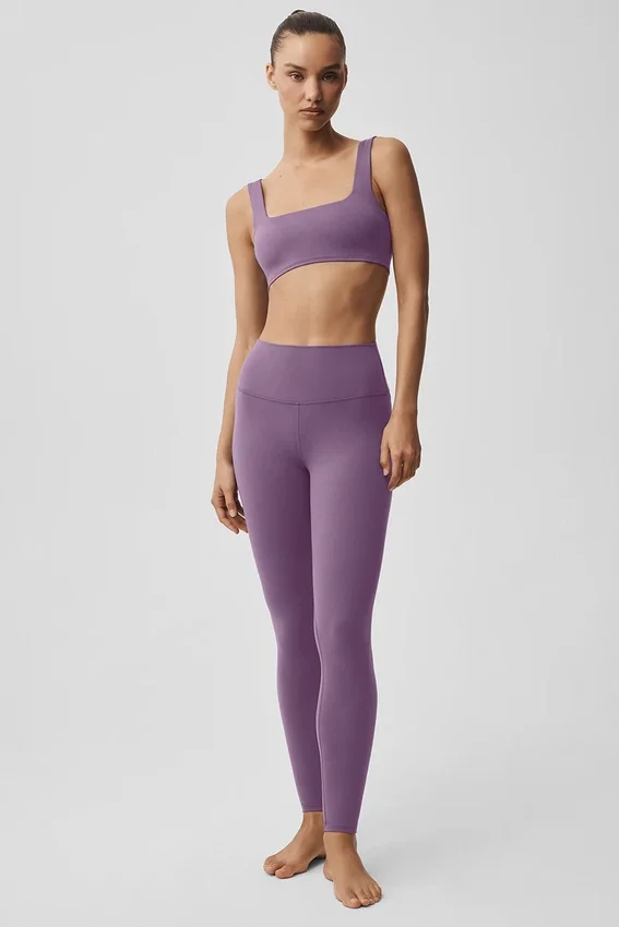 Alo Softsculpt High-Waist Tayt - Plum Kiss