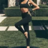 Alo Softsculpt High-Waist Tayt - Siyah