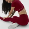 Alo Softsculpt High-Waist Tayt - Yaz Romantizmi Kırmızısı