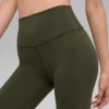 Alo Softsculpt High-Waist Tayt - Yeşil Zeytin