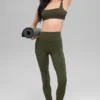 Alo Softsculpt High-Waist Tayt - Yeşil Zeytin