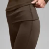 Alo Softsculpt Katlanabilir Geniş Paça Tayt - Espresso