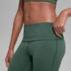 Alo Softsculpt Katlanabilir Geniş Paça Tayt - Yonca Yeşili