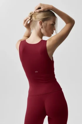 Alo Softsculpt No Nonsense Sütyenli Atlet – Summer Romance Red