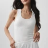 Alo Softsculpt No Nonsense Sütyenli Tank - Beyaz