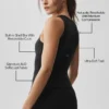 Alo Softsculpt No Nonsense Sütyenli Tank - Siyah