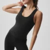 Alo Softsculpt No Nonsense Sütyenli Tank - Siyah