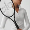 Alo Softsculpt Precision 1/4 Fermuarlı Uzun Kollu - Beyaz