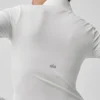 Alo Softsculpt Precision 1/4 Fermuarlı Uzun Kollu - Beyaz