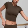 Alo Softsculpt Precision Kısa Kollu Üst - Espresso