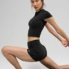 Alo Softsculpt Precision Kısa Kollu Üst - Siyah