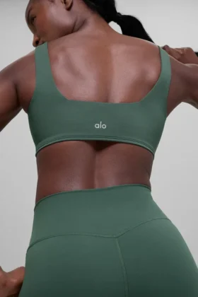 Alo Softsculpt Precision Sütyen – Clover Green