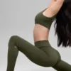 Alo Softsculpt Precision Sütyen - Yeşil Zeytin