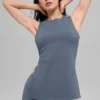Alo Softsculpt Precision Tam Boy Sütyenli Tank - Bluestone