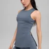 Alo Softsculpt Precision Tam Boy Sütyenli Tank - Bluestone