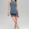 Alo Softsculpt Precision Tam Boy Sütyenli Tank - Bluestone