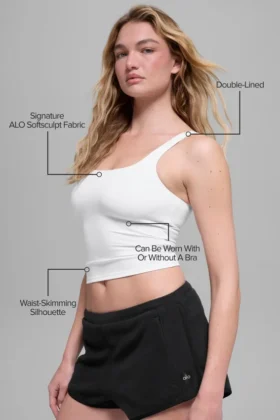 Alo Softsculpt Precision Tank – Beyaz