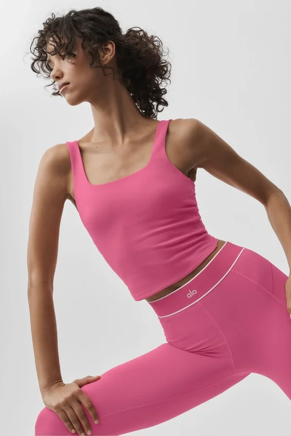 Alo Softsculpt Precision Tank - Paradise Pink