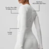 Alo Softsculpt Precision Uzun Kollu - Beyaz