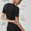 Alo Softsculpt Precision Yarım Kollu Tişört - Siyah