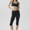 Alo Softsculpt Shoreline Capri - Siyah