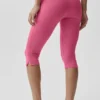 Alo Softsculpt Shoreline Kapri - Paradise Pink