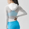 Alo Softsculpt Superset Tam Fermuarlı Ceket - Beyaz