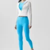 Alo Softsculpt Superset Tam Fermuarlı Ceket - Beyaz