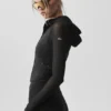 Alo Softsculpt Superset Tam Fermuarlı Ceket - Siyah