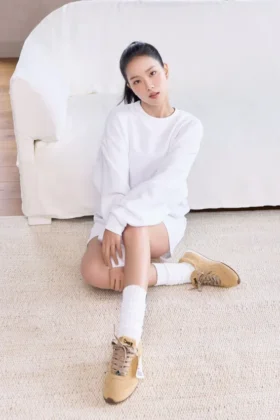 Alo Sunset Sneaker + Jisoo - Karamel Krem