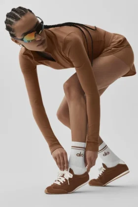 Alo Sunset Sneaker'lar - Zengin Güneş Öpücüğü Kahverengi