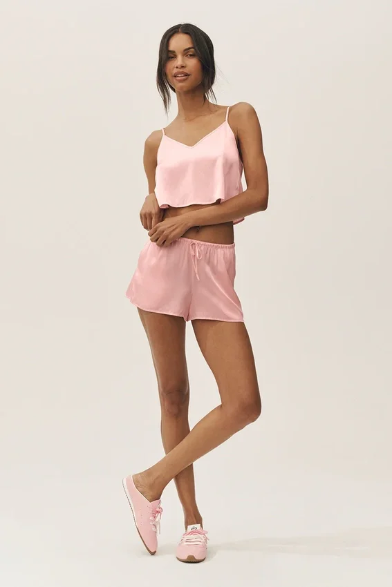 Alo Sunset Sneaker Mule - Güneşle Parlayan Pembe