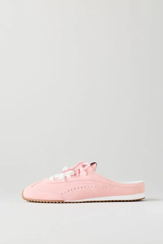 Alo Sunset Sneaker Mule - Güneşle Parlayan Pembe