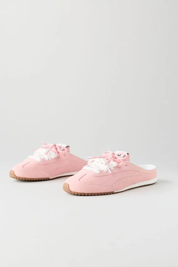 Alo Sunset Sneaker Mule - Güneşle Parlayan Pembe