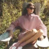 Alo Sunset Sneaker - Vintage Pembe