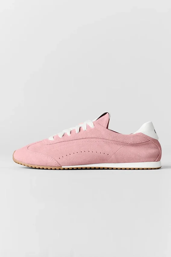 Alo Sunset Sneaker - Vintage Pembe