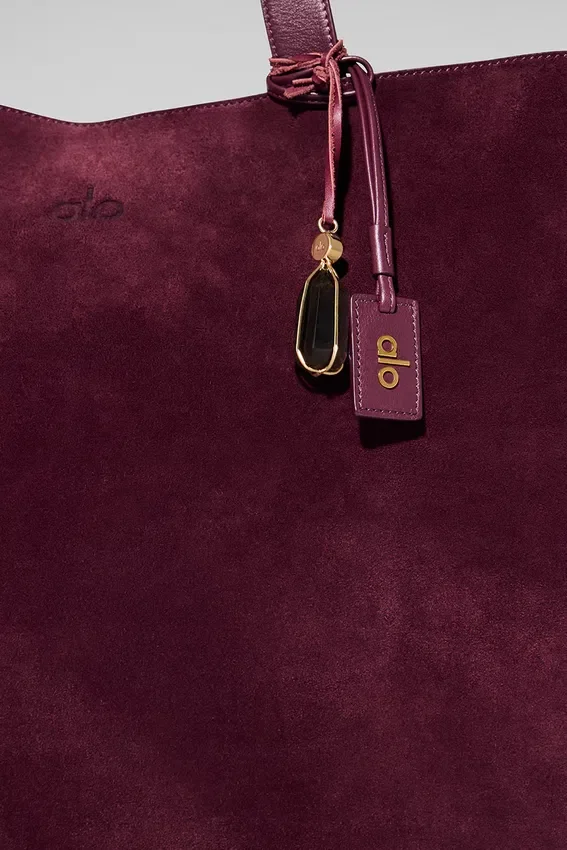 Alo Tranquility Bez Çanta - Bordo Süet