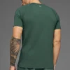 Alo Vapor Bisiklet Yaka Kısa Kollu Şort - Clover Green